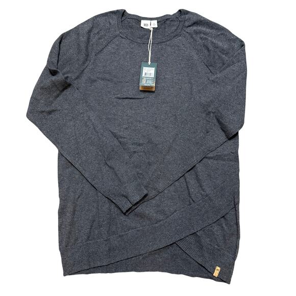 NWT TenTree Highline Cotton Acre Sweater Women’s Medium Dark Grey Heather Cotton - Picture 1 of 5